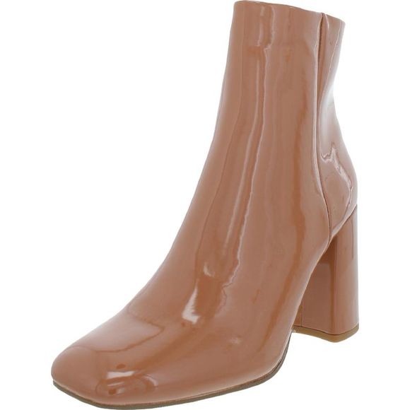 Madden Girl Shoes Madden Girl Womens While Tan Patent Square Ankle